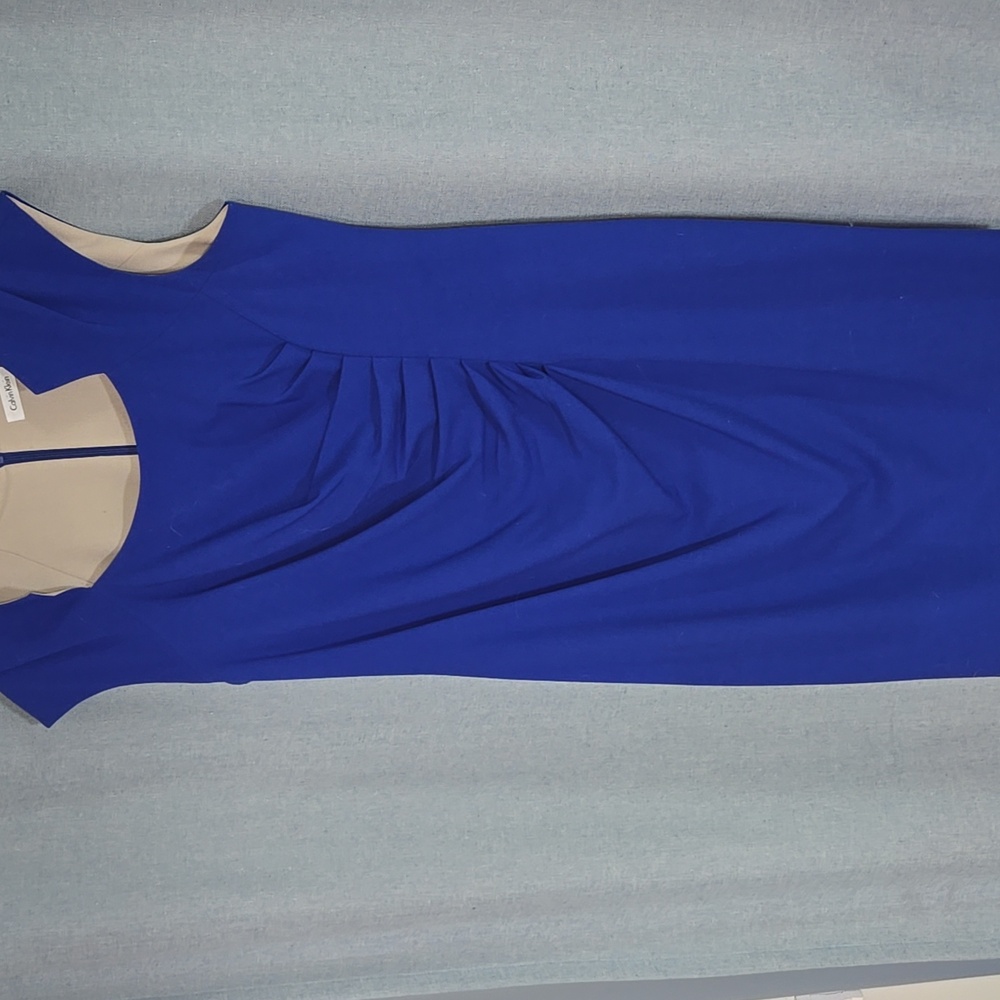 Calvin Klein Royal Blue Midi Dress